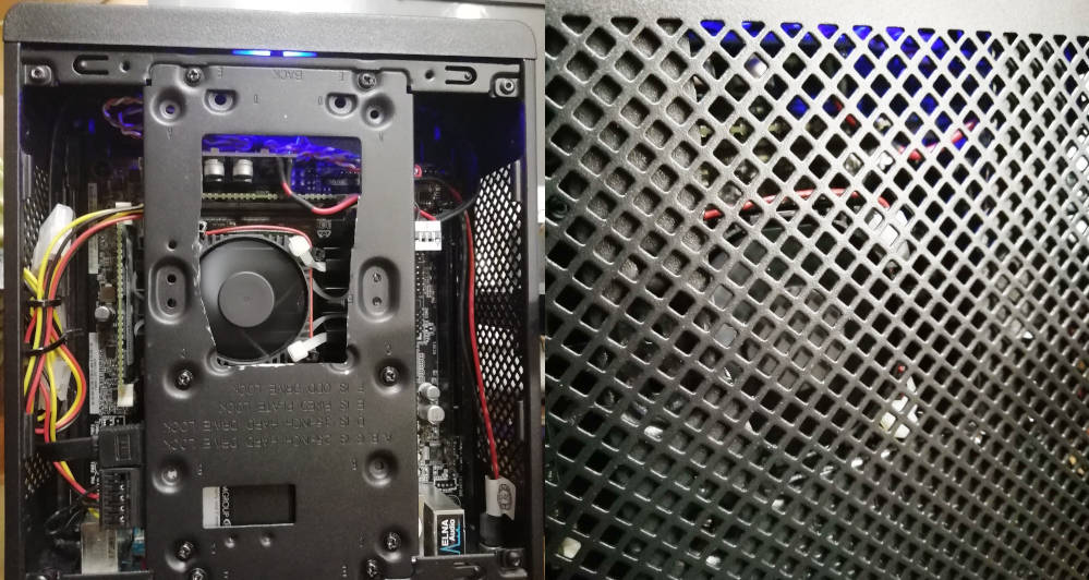 Remove the HDD Frame Area Blocking the CPU Fan